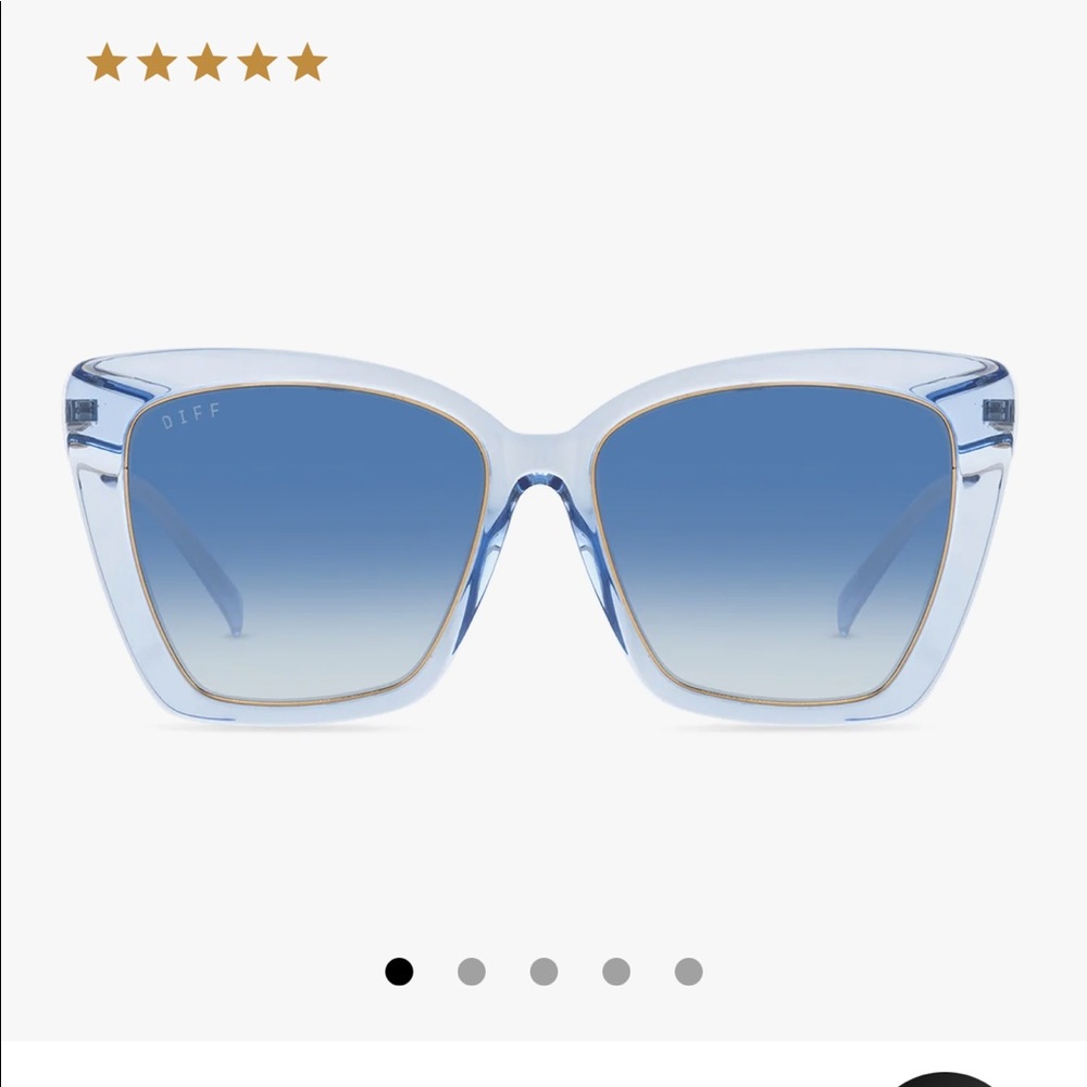 Diff eyewear Becky IV COLOR: Colombia Blue Crystal Aegean Blue Gradient